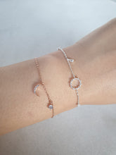 Load image into Gallery viewer, Rose Gold Moon Crystal Bracelet - Tiger Tree
