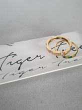 Load image into Gallery viewer, Emerald Baguette Ring - Tiger Tree
