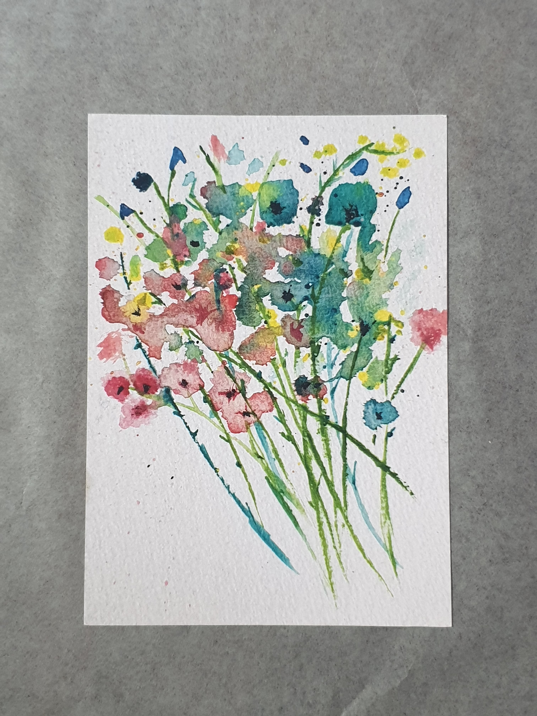 Wild flowers card