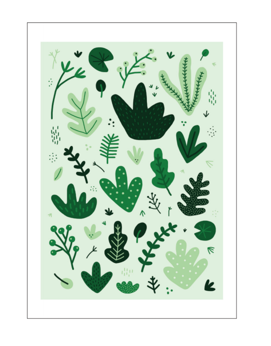 Leafy print